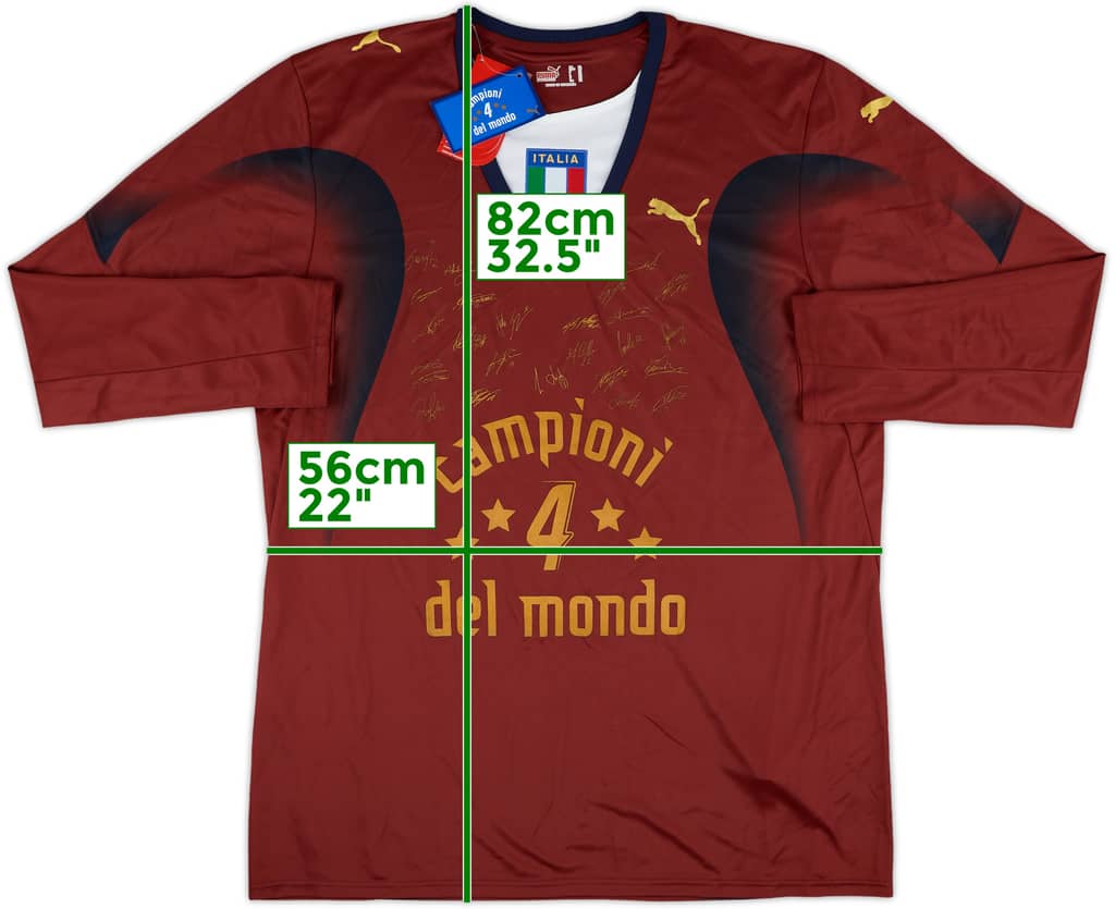 2006 Italy 'Campioni Del Mondo' 'Signed' GK Shirt (XL)