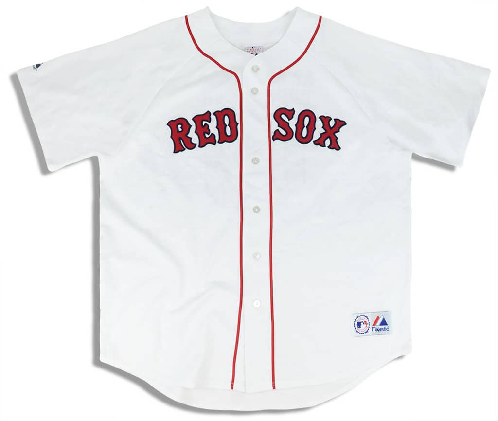 2005-08 Boston Red Sox Majestic Jersey (Home) Y