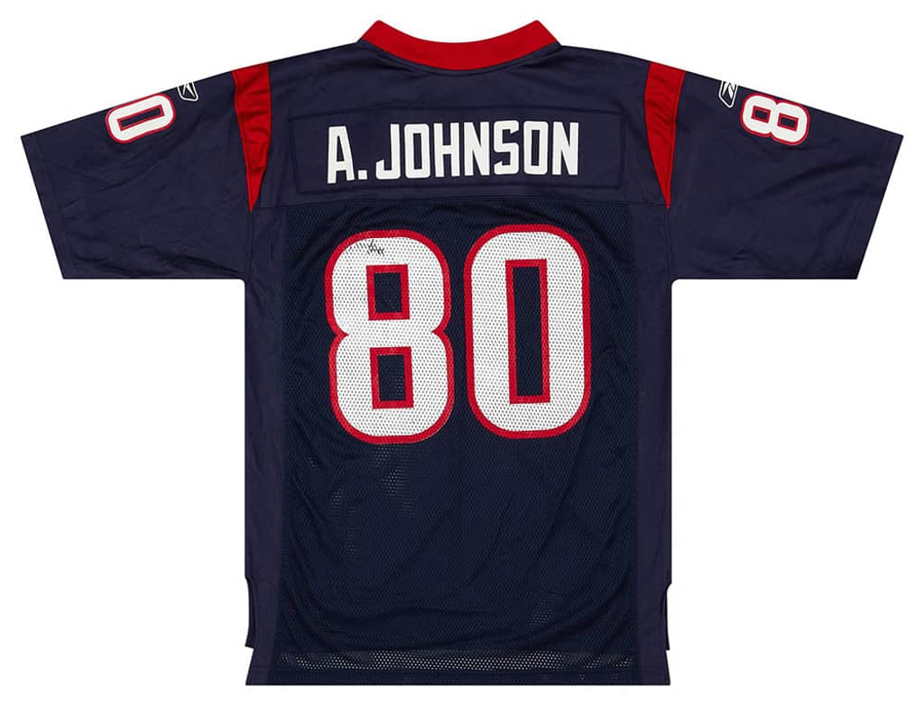 2008-11 Houston Texans A. Johnson #80 Reebok On Field Jersey (Home) M
