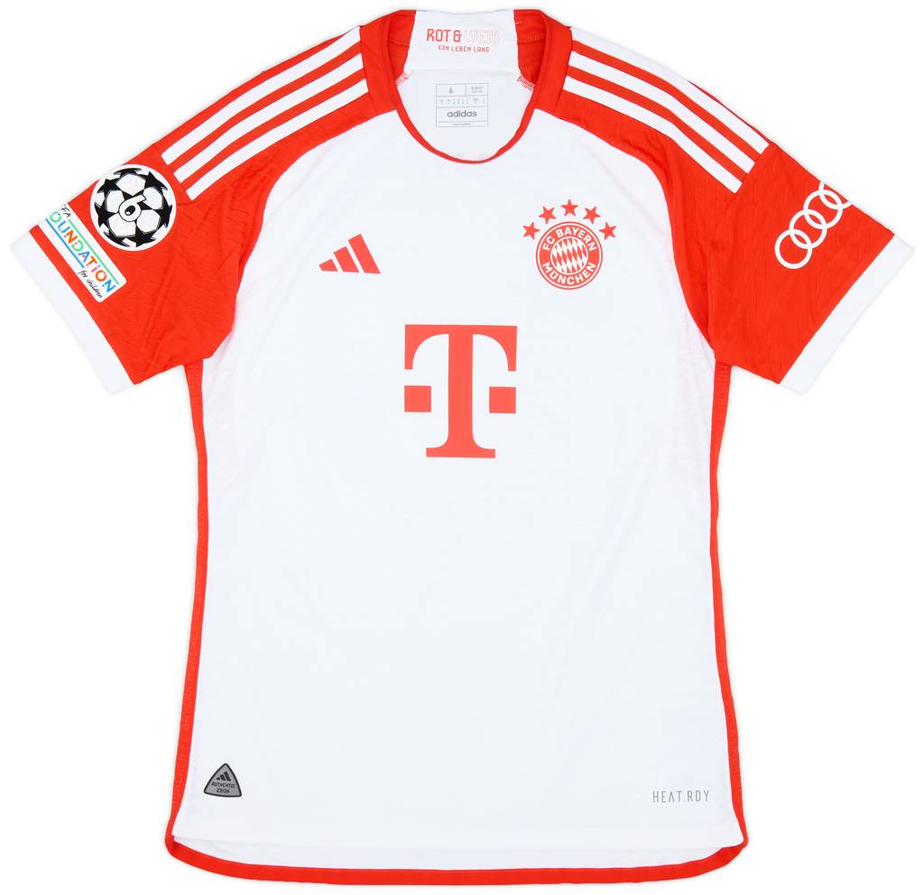2023-24 Bayern Munich Champions League Match Issue Home Shirt Davies #19