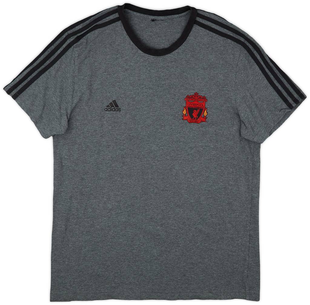 2011-12 Liverpool adidas Cotton Tee - 7/10 - (L)