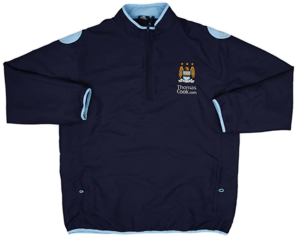2007-09 Manchester City Le Coq Sportif 1/4 Zip Drill Top - 9/10 - (XXL)