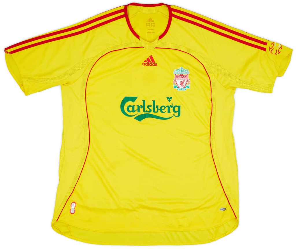 2006-07 Liverpool Away Shirt Gerrard #8 - 5/10 - (XL)