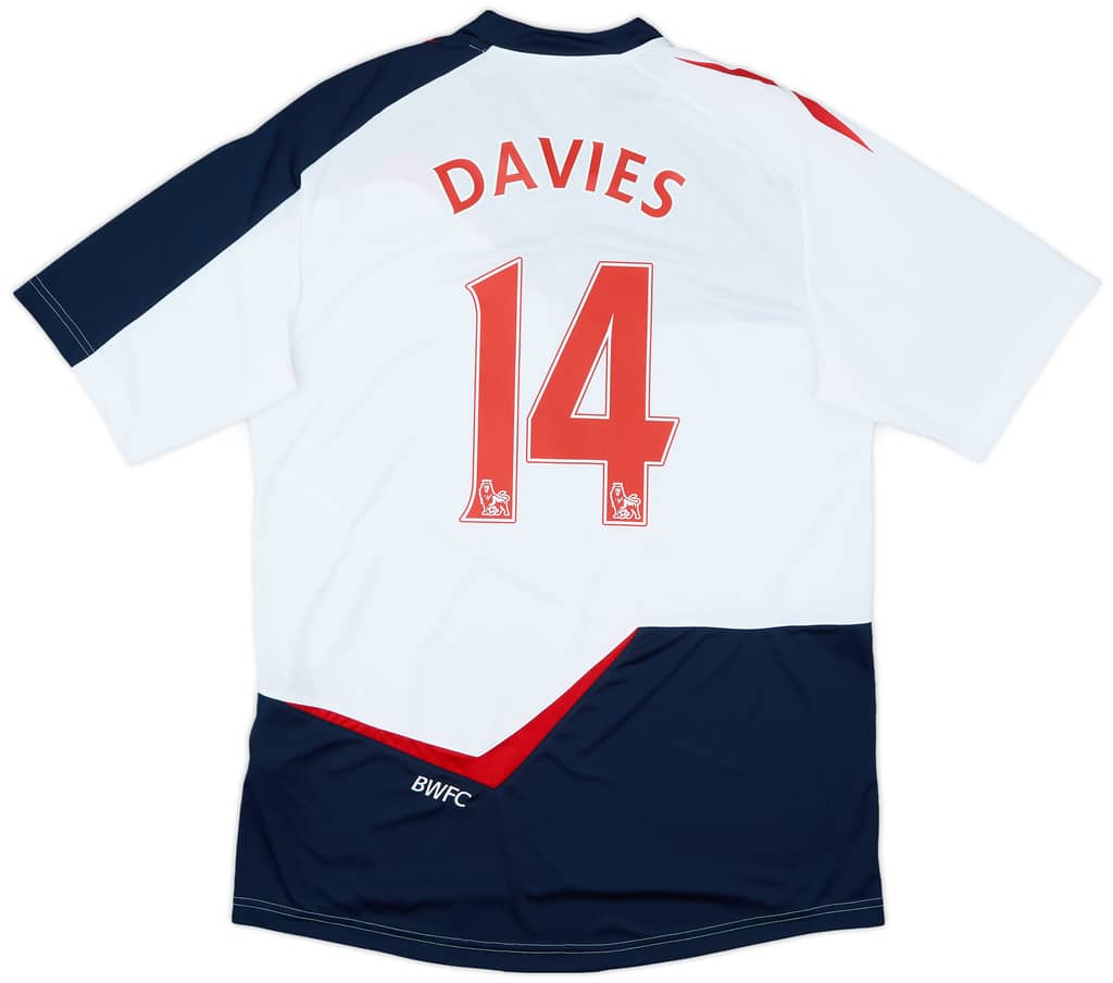 2011-12 Bolton Home Shirt Davies #14 - 7/10 - (L)