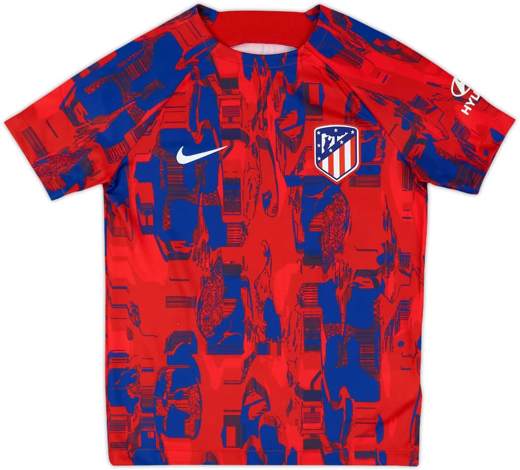 2023-24 Atletico Madrid Nike Pre-Match Shirt (M.Kids)