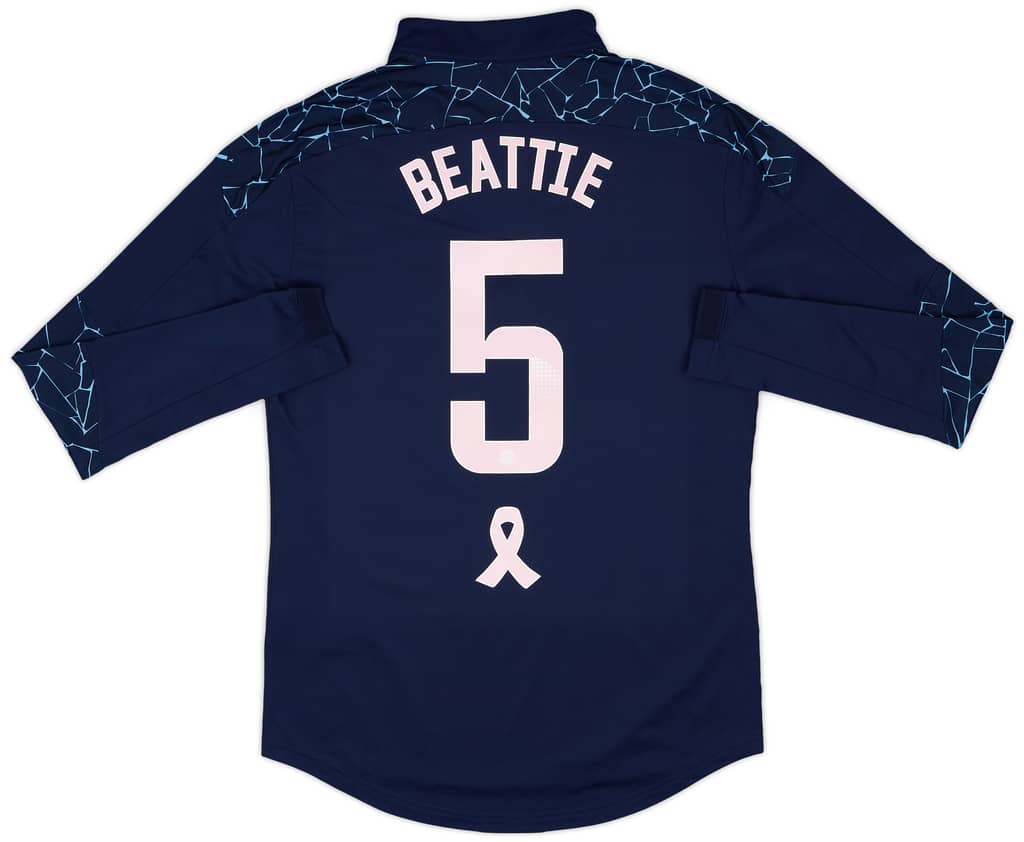 2020-21 Manchester City Player Issue Training Top Beattie #5 - 9/10 - (M)