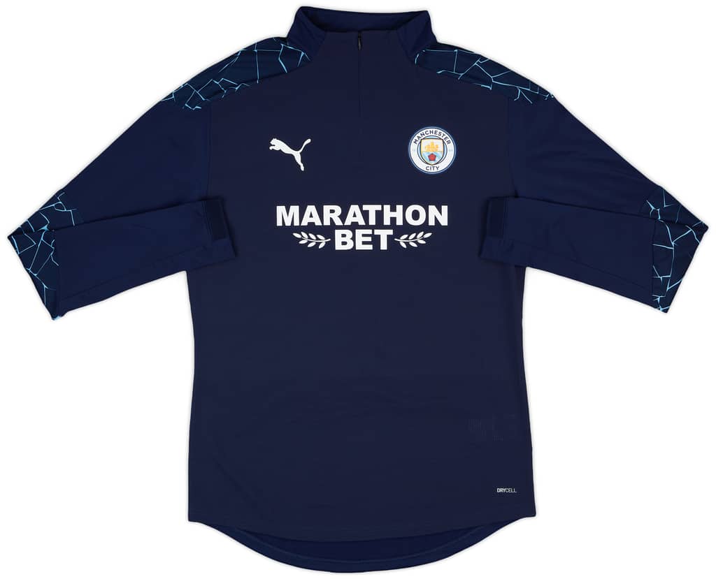 2020-21 Manchester City Player Issue Training Top Beattie #5 - 9/10 - (M)