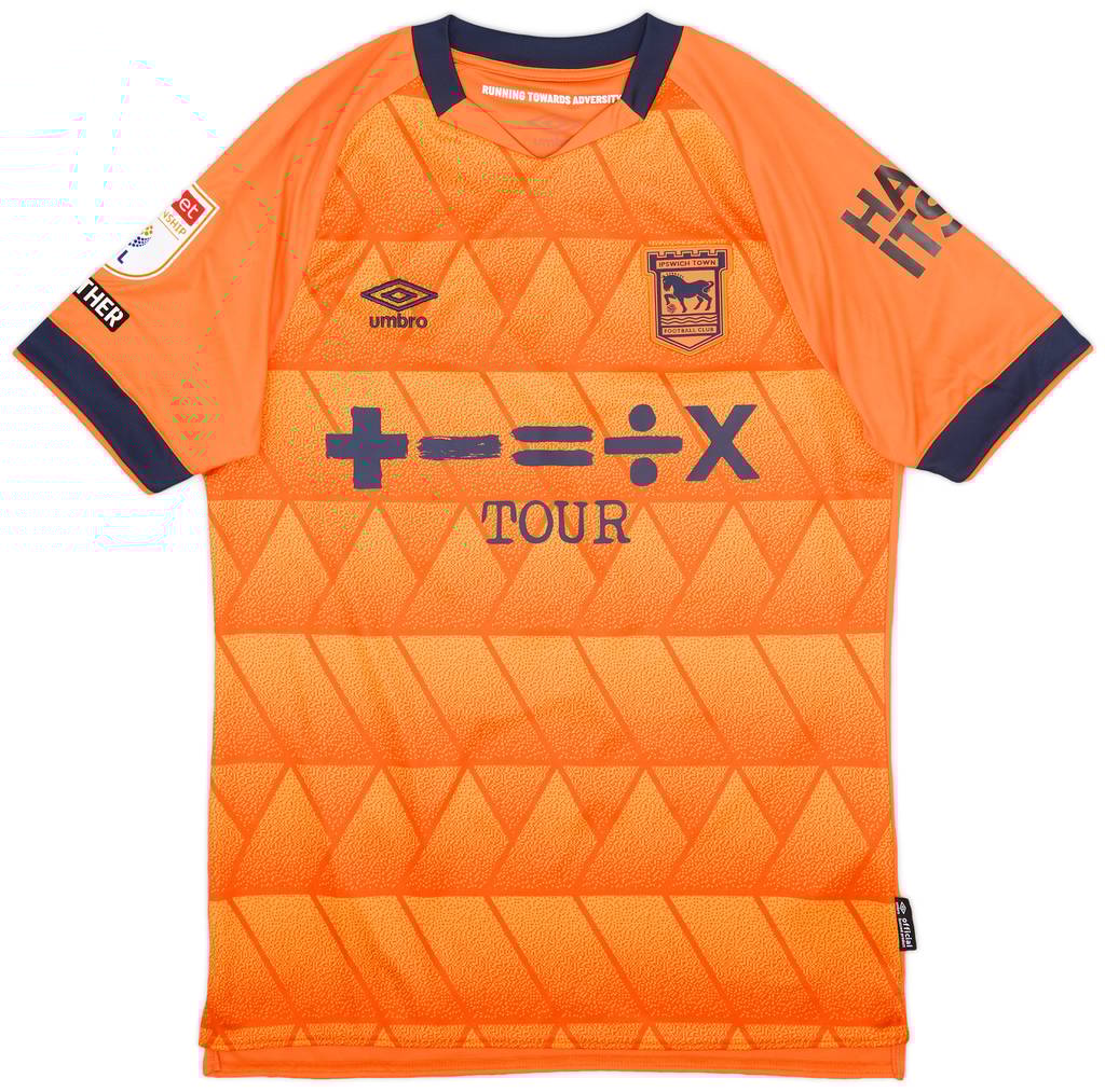 2023-24 Ipswich Match Issue Away Shirt Travis #28