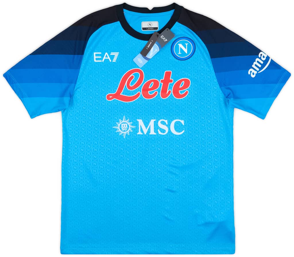 2022-23 Napoli Authentic  Home Shirt Lobotka #68