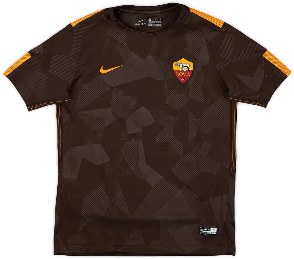 2017-18 Roma Third Shirt - 9/10 - (M.Boys)