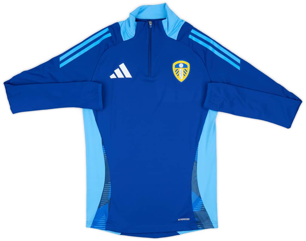 2024-25 Leeds United adidas 1/4 Zip Training Top (XS)