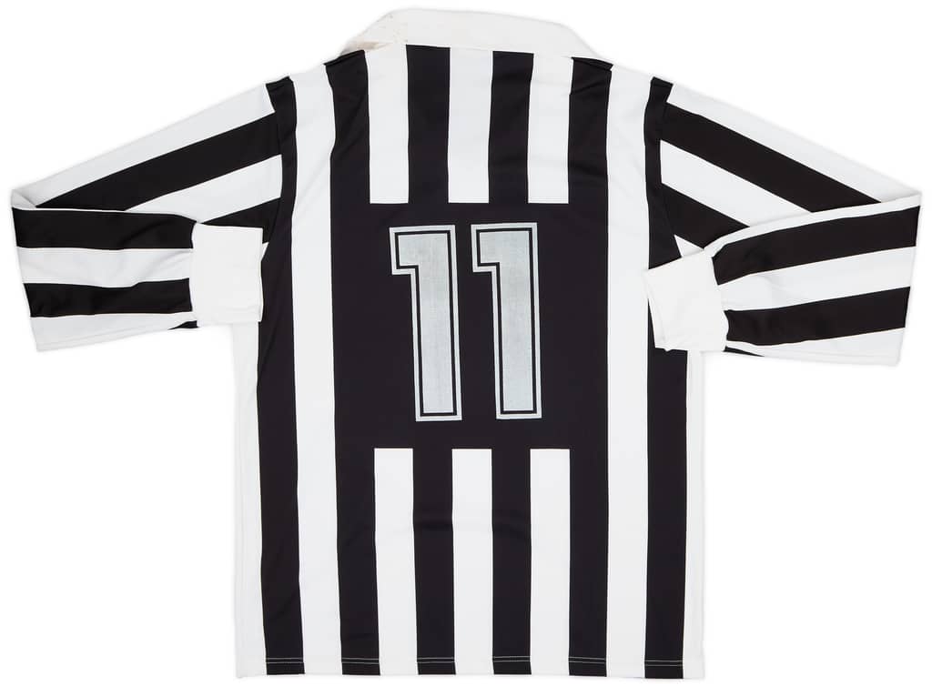 1989-90 Juventus Basic Home L/S Shirt #11 - 6/10 - (L)