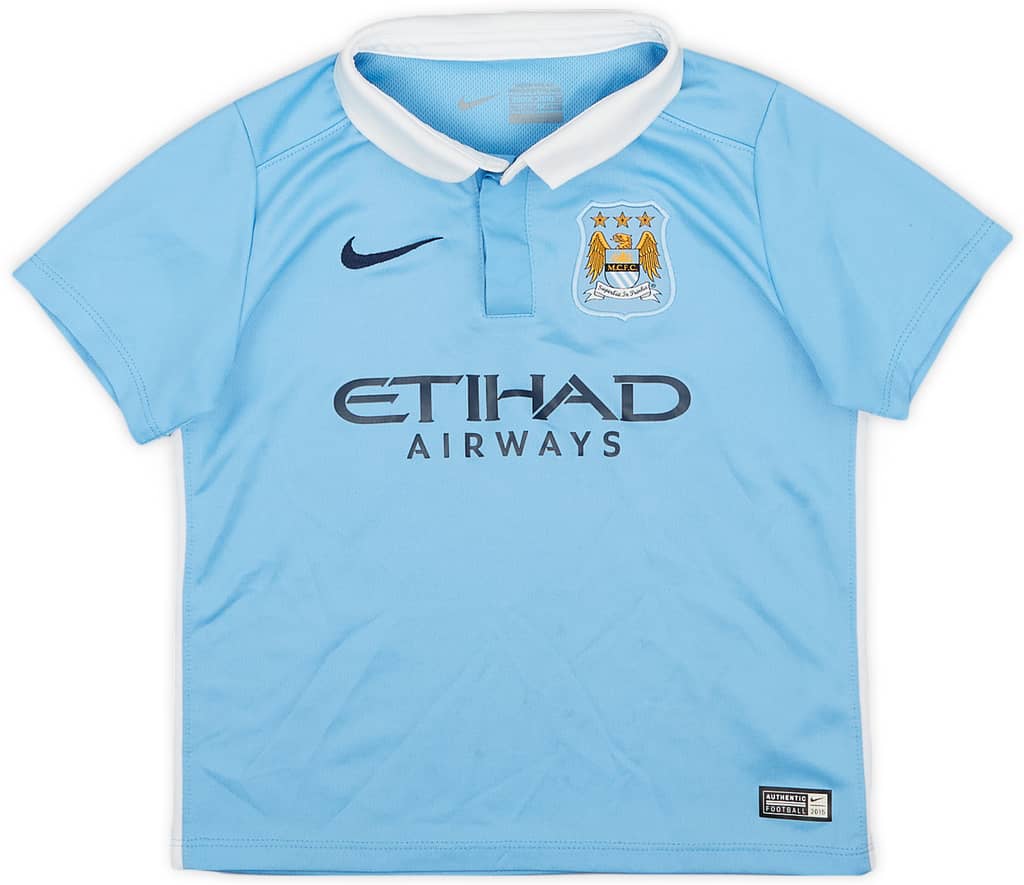 2015-16 Manchester City Home Shirt - 6/10 - (4-5 Years)