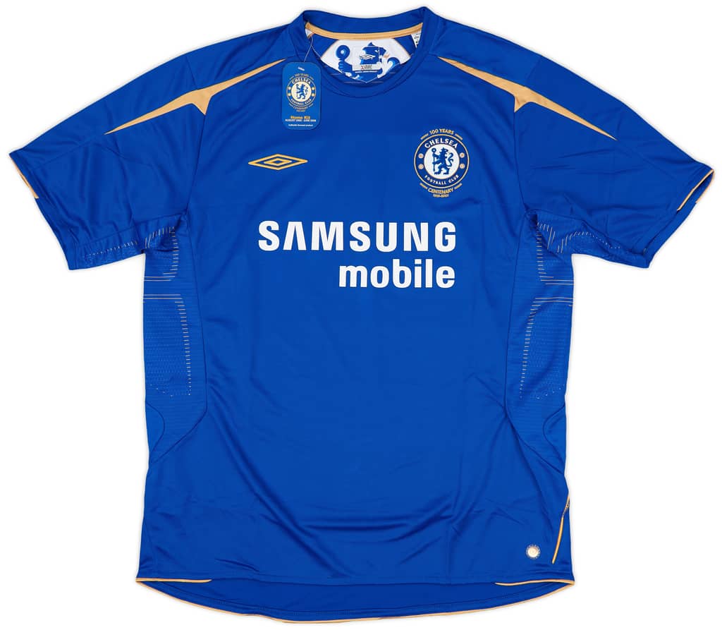 2005-06 Chelsea Centenary Home Shirt Drogba #15 (XL)