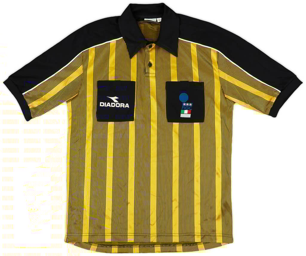 1990s Italy FIGC Diadora Referee Shirt - 8/10 - (XL)