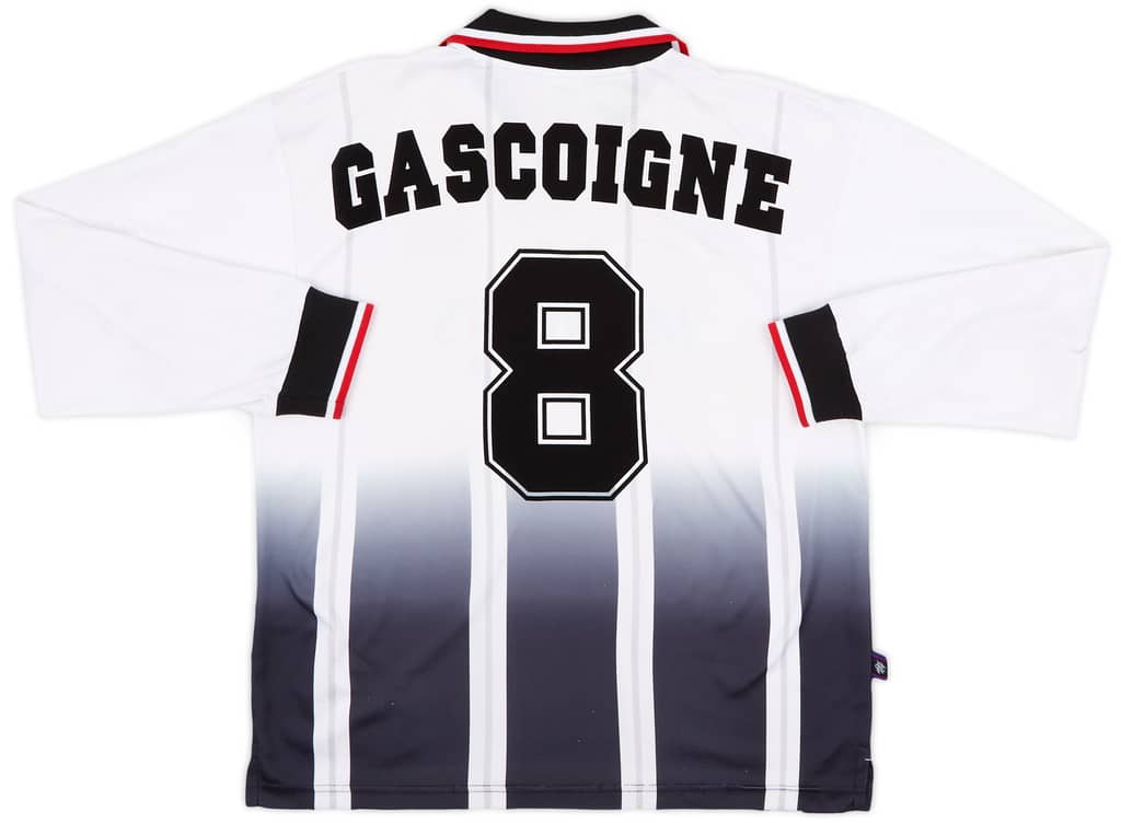 1997-99 Rangers Away L/S Shirt Gascoigne #8 - 6/10 - (M)