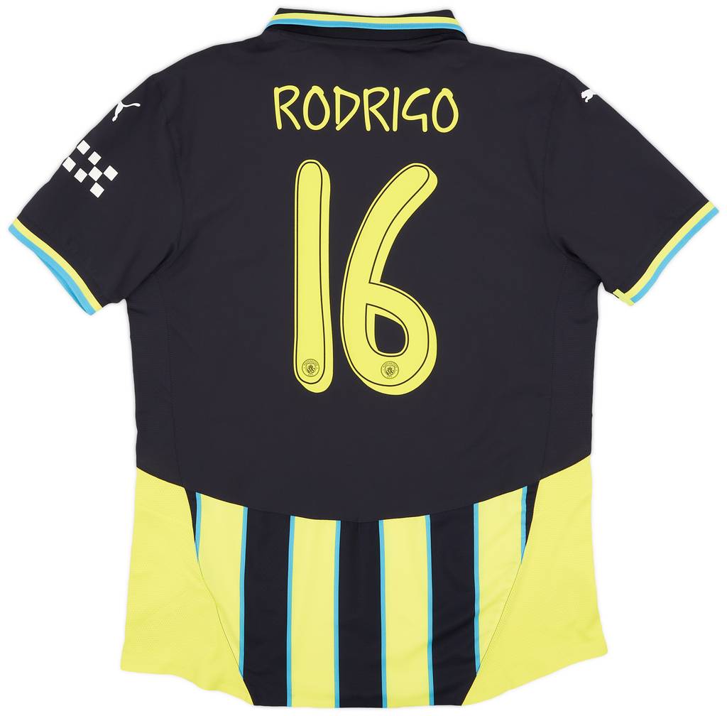 2024-25 Manchester City Authentic Away Shirt Rodrigo #16