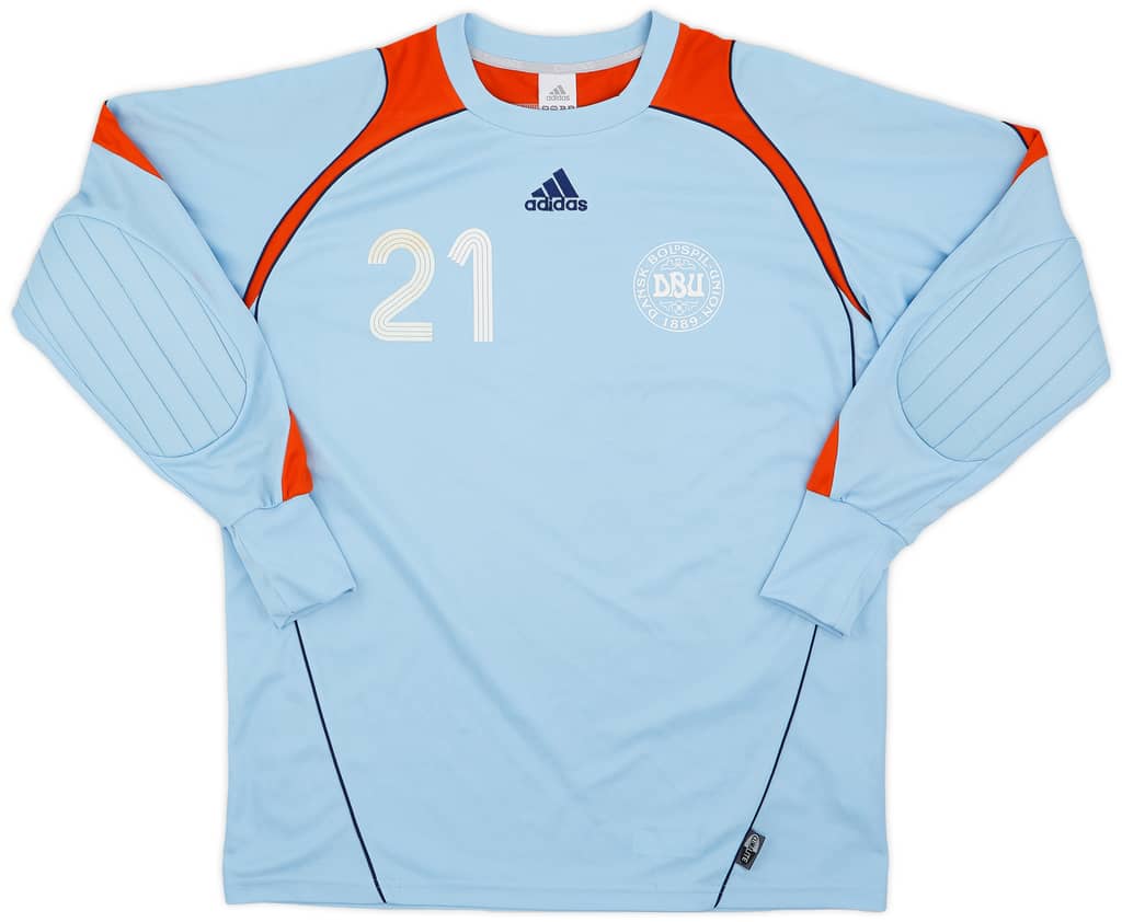2007-08 Denmark GK Shirt #21 - 7/10 - (L)