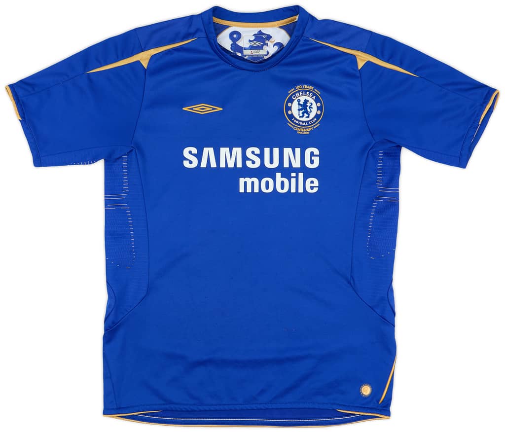 2005-06 Chelsea Centenary Home Shirt - 7/10 - (XL.Boys)