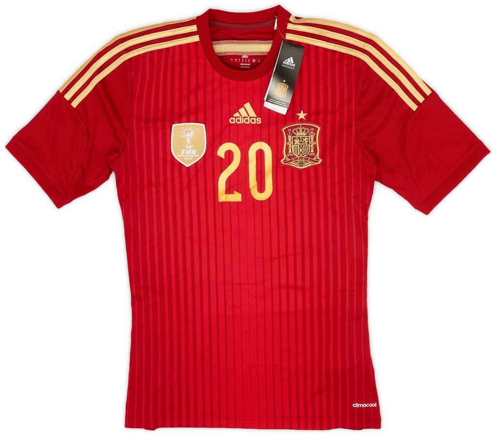 2013-15 Spain Home Shirt S.Cazorla #20 (S)