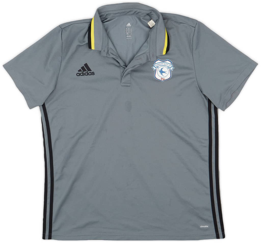 2016-17 Cardiff adidas Polo Shirt - 8/10 - (XL)