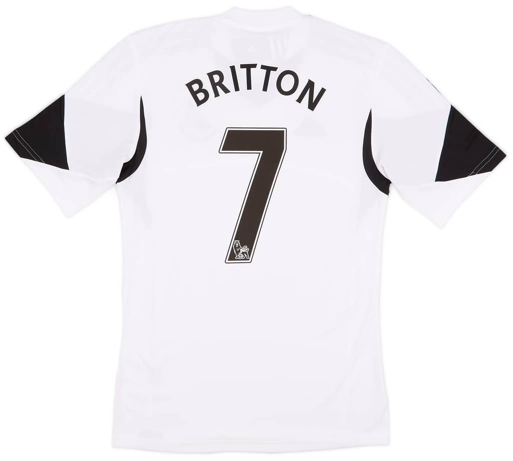 2013-14 Swansea Home Shirt Britton #7 (S)