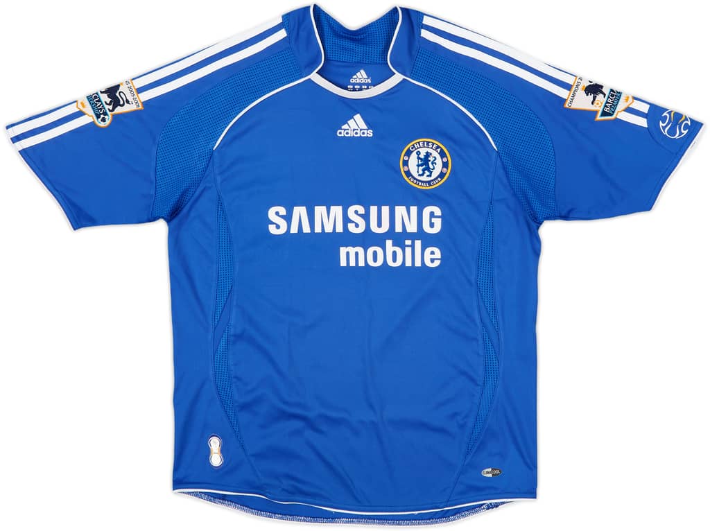 2006-08 Chelsea Home Shirt - 8/10 - (M.Boys)