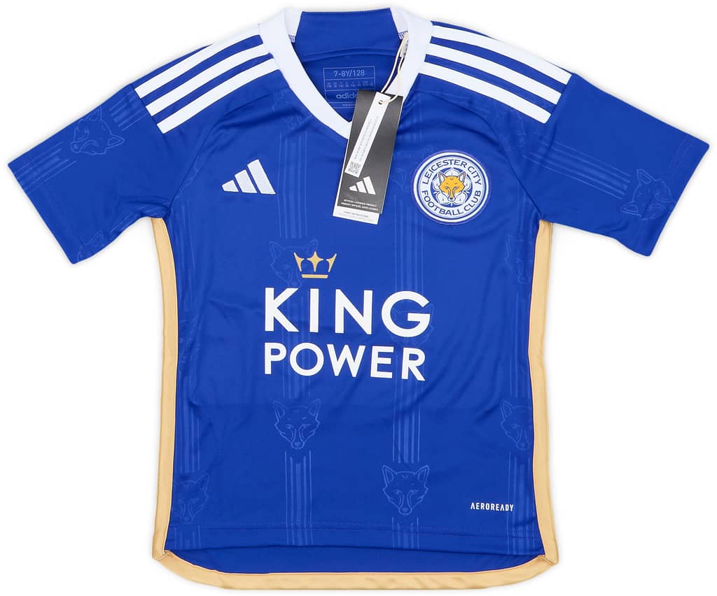 2023-24 Leicester Home Shirt (7-8 Years)