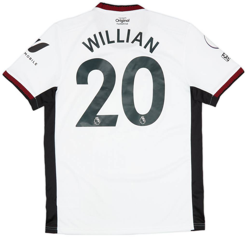 2022-23 Fulham Match Issue Home Shirt Willian #20