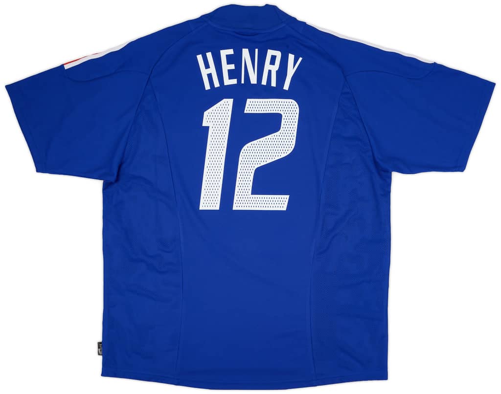 2002-04 France Home Shirt Henry #12 (XL)