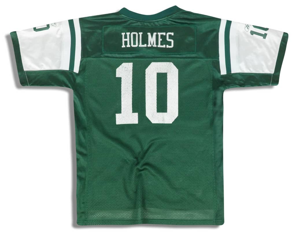 2010-11 New York Jets Holmes #10 Reebok On Field Jersey (Home) Y