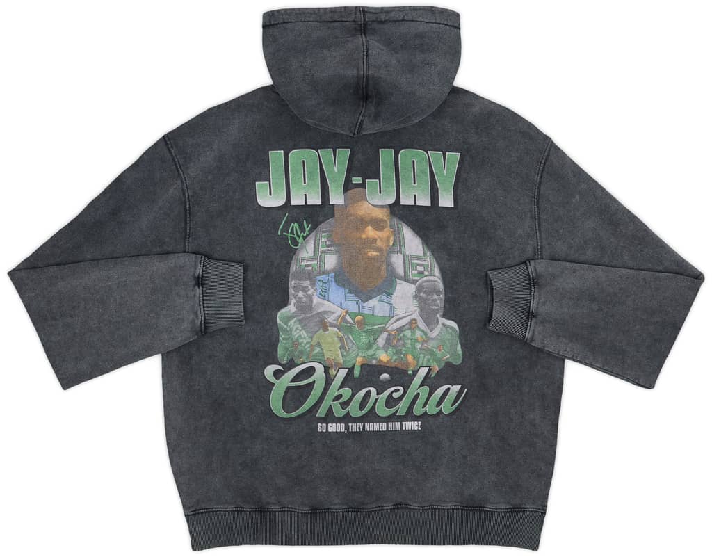 Jay-Jay Okocha Nigeria Premium Bootleg Hooded Top