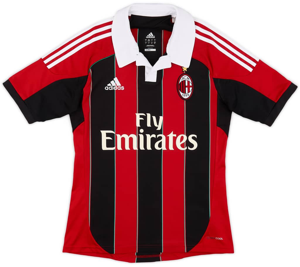 2012-13 AC Milan Home Shirt - 9/10 - (S)