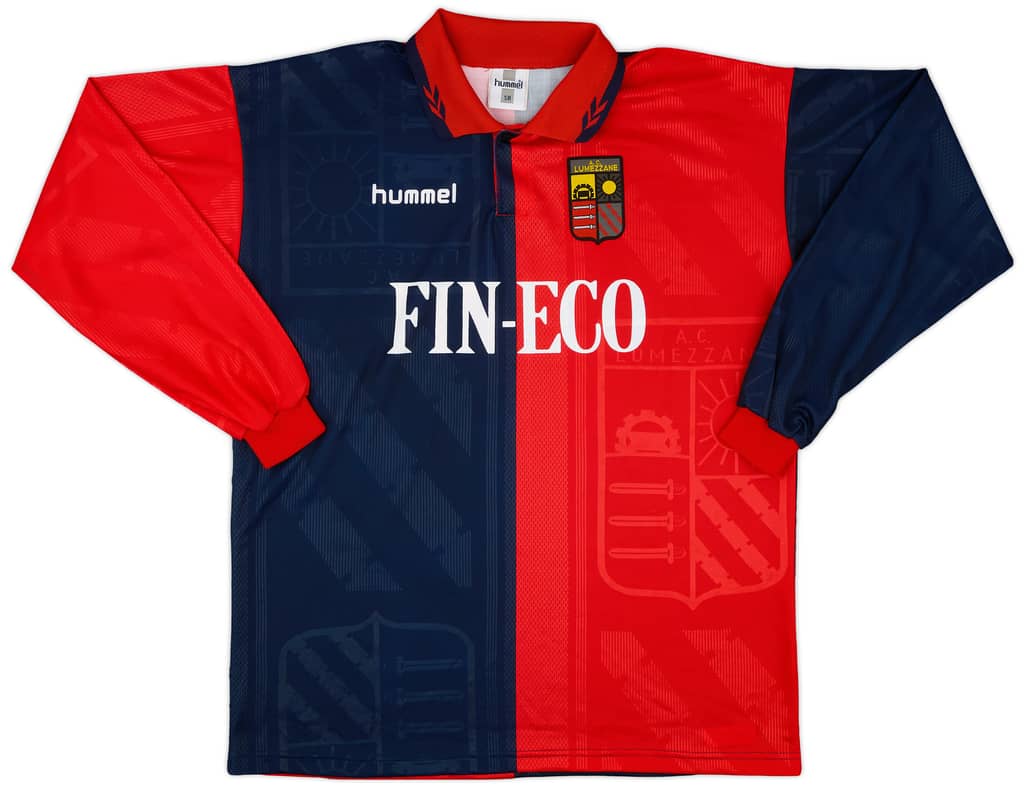 1997-98 AC Lumezzane Home L/S Shirt - 9/10 - (XL)