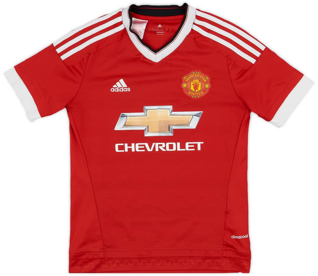 2015-16 Manchester United Home Shirt - 9/10 - (L.Boys)