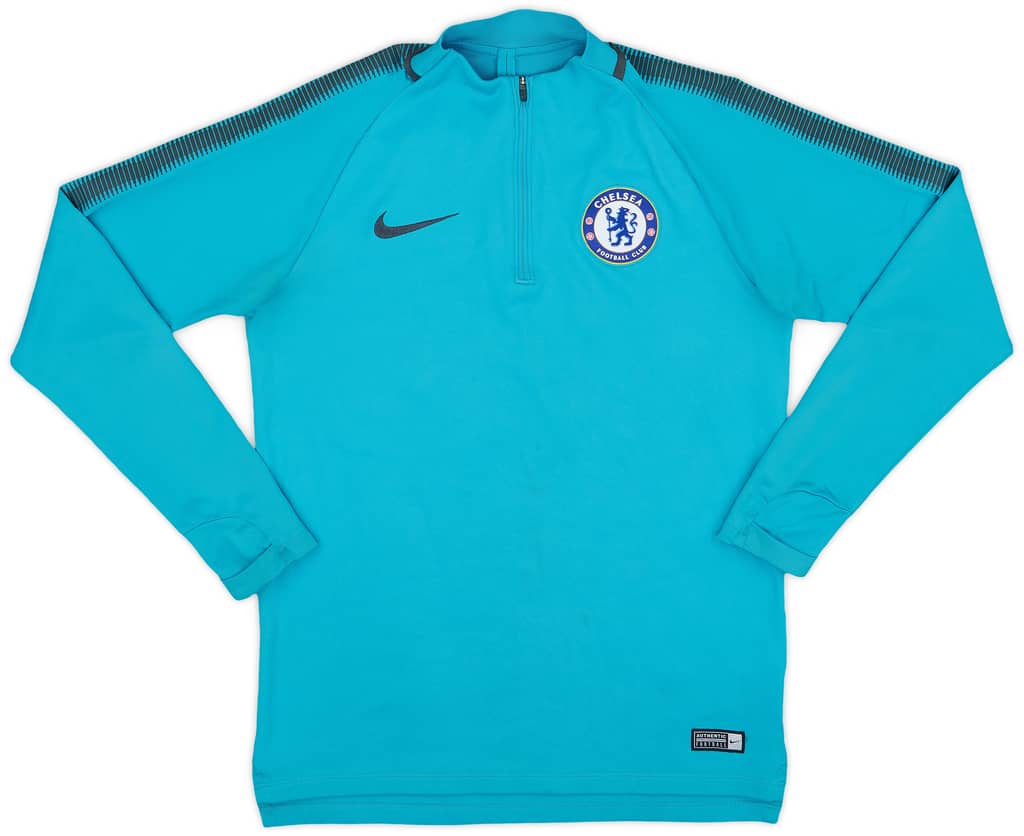 2017-18 Chelsea Nike 1/4 Zip Training Top - 6/10 - (S)