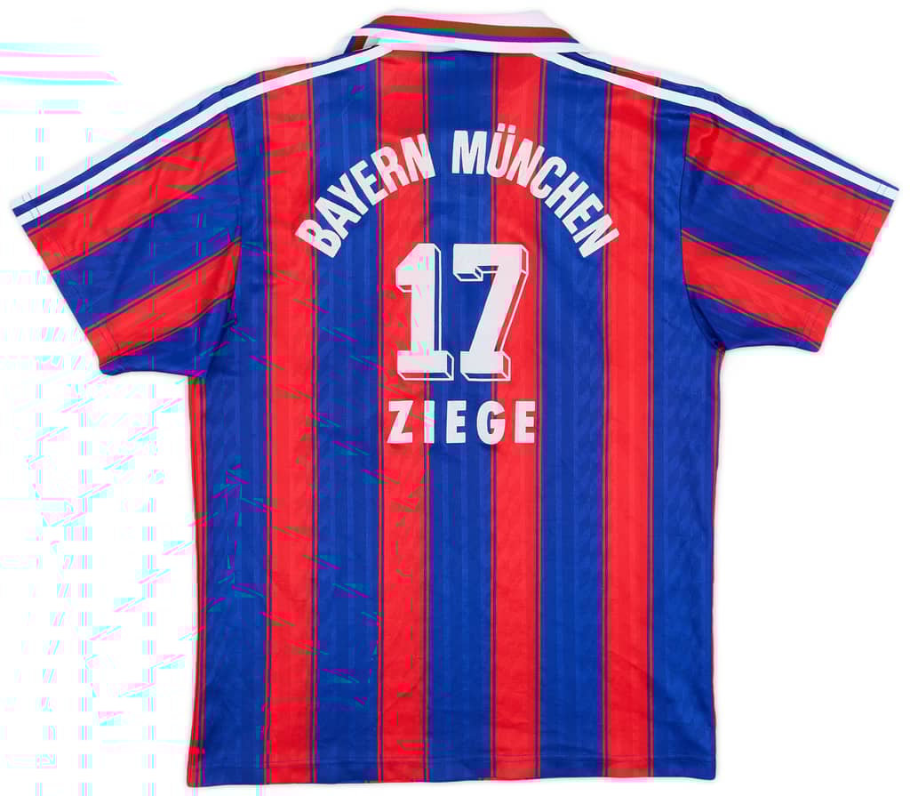 1995-97 Bayern Munich Home Shirt Ziege #17 - 8/10 - (S)
