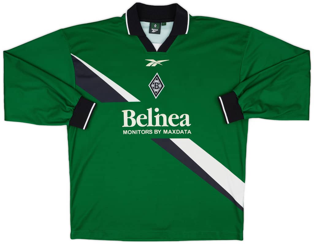 1999-00 Borussia Monchengladbach Match Issue Home L/S Shirt #14
