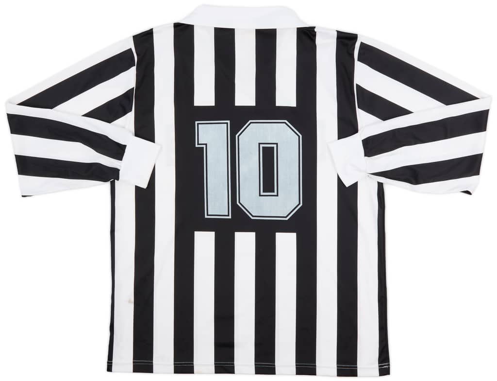 1992-94 Juventus Basic Home L/S Shirt #10 - 7/10 - (L)
