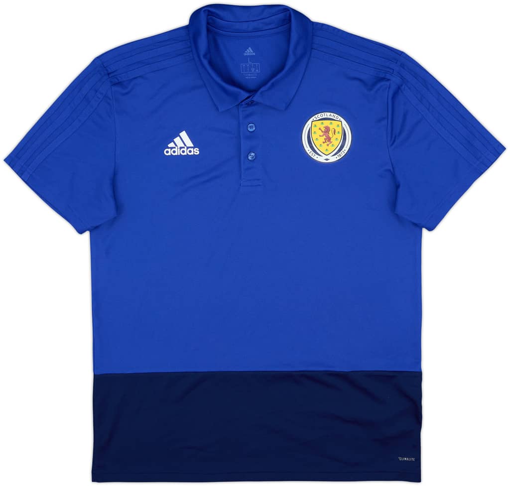 2018-19 Scotland adidas Polo Shirt - 8/10 - (L)