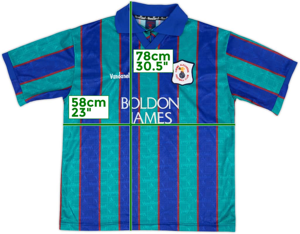 1995-96 Crewe Alexandra Away Shirt - 9/10 - (L)