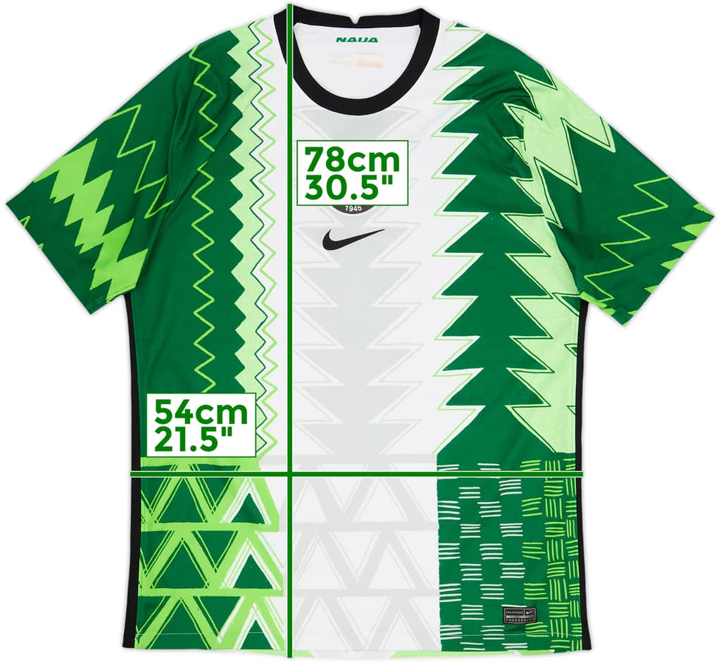 2020-21 Nigeria Home Shirt - 8/10 - (L)