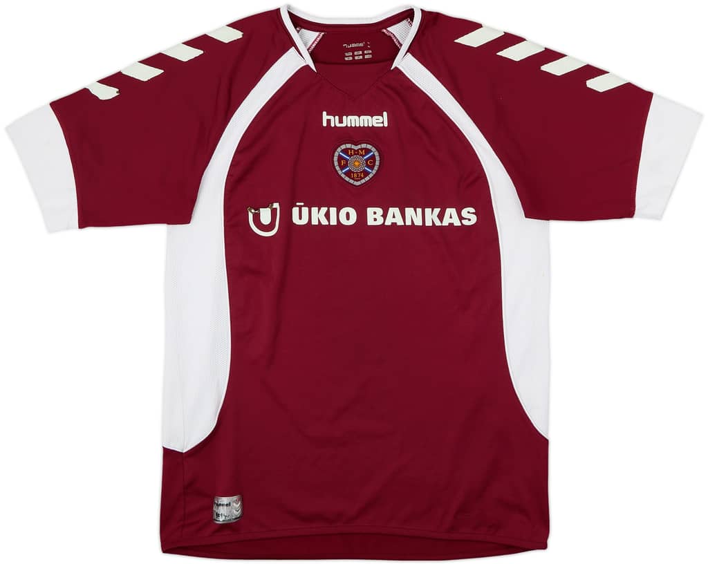 2006-07 Hearts Home Shirt - 4/10 - (M)