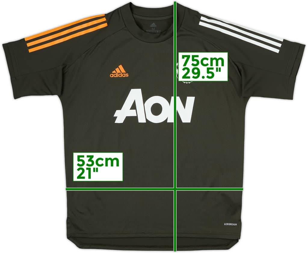 2020-21 Manchester United adidas Training Shirt - 9/10 - (M)