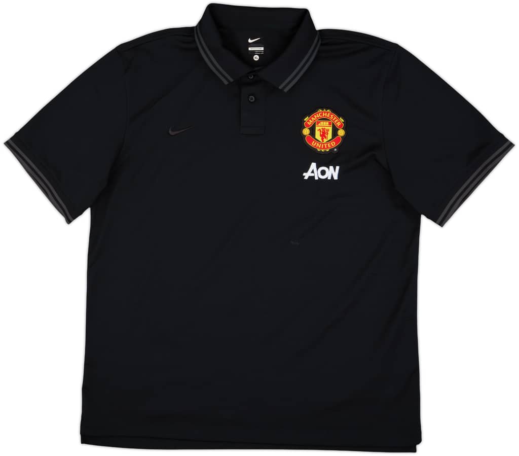 2014-15 Manchester United Nike Polo Shirt - 8/10 - (XL)