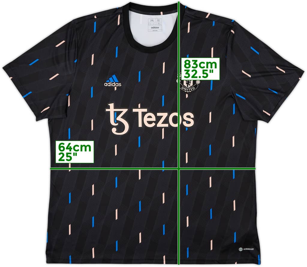 2022-23 Manchester United adidas Training Shirt - 10/10 - (XXL)