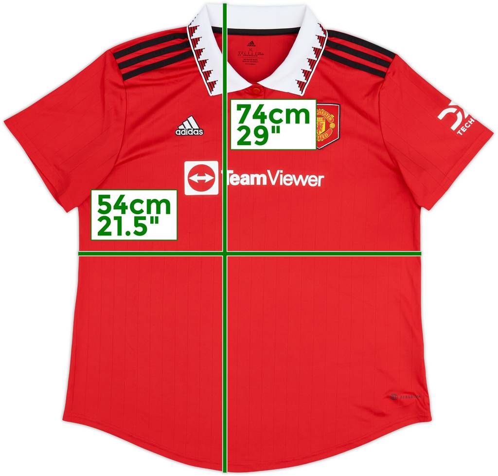 2022-23 Manchester United Home Shirt - 8/10 - (Women's XL)