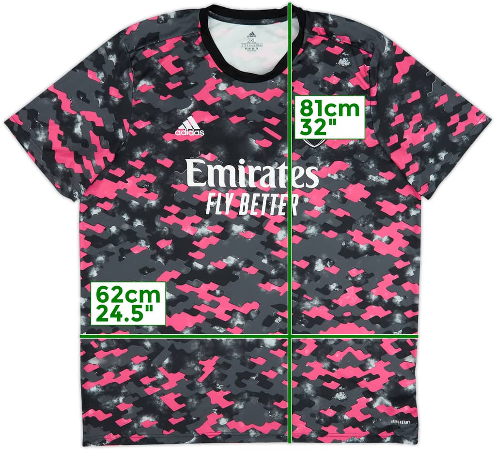 2021-22 Arsenal adidas Training Shirt - 8/10 - (XXL)