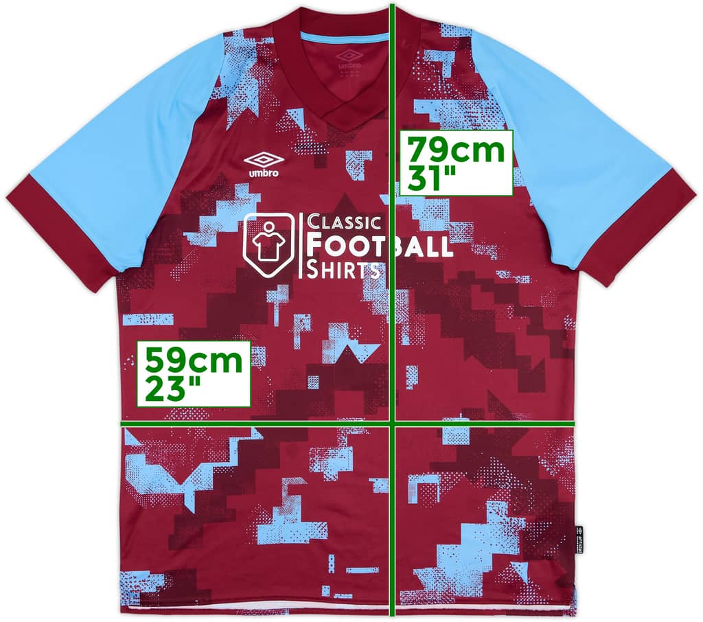 2022-23 Burnley Home Shirt - 10/10 - (XXL)