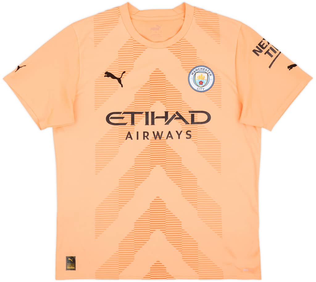 2022-23 Manchester City GK S/S Shirt - 8/10 - (L)